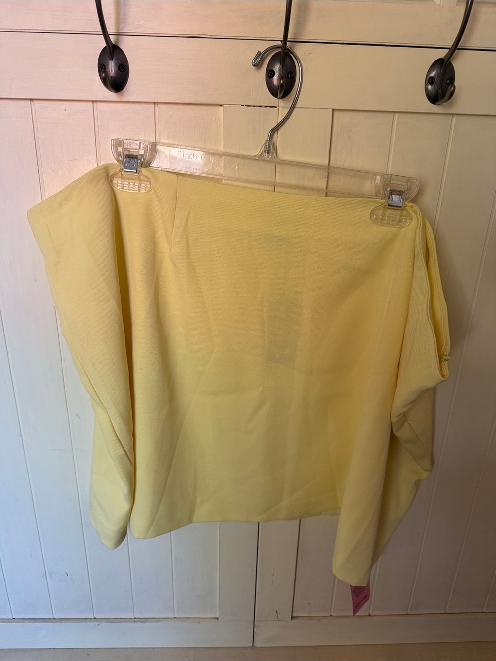 PrettyLittleThing Pale Yellow Mini Skirt NWT